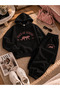 Haus of Audere Printed Embossed Hooded Sweet-Sweatpants Premium Set - 2