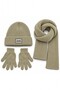 Boys' Fleece Lined Scarf, Beanie and Gloves Set for Ages 5-9, 3-Piece Set - 2