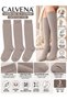 3 Pieces of Genuine Lambswool Long Knee-Length Winter Women's Mother Socks - 2