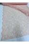 Salmon Cordone Lace Fabric - Floral Patterned