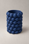 Bubble Patterned Decorative Makeup Brush Holder and Pen Holder - Modern Aesthetic Multi-Purpose Tabletop Organizer 9cm - 2