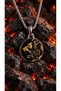 Men's and Women's Steel Lion Necklace – Timeless Masculine Design Steel Necklace with Oxidized Gold Color Roaring Lion Figure - 6
