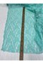 Mint Green Cordone Lace Fabric - Floral Patterned - 4