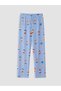 Ecru Bear Teddy Patterned Women's Pajama Bottoms