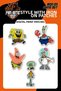 Spongebob Iron-On Woven Fabric Laser Cut Patch Set – Fabric Patch (5 Pieces)