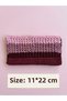 Handmade Knitted Makeup Bag or Pen Holder - Multi-Purpose Bag Organizer. Measurements Are Specified in the Description. - 2