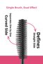 Full Lash Pro Eyelash Separator Volumizing Ultra Black Mascara / Full Lash Pro Ultra Black Mascara - 2