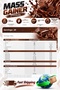 Whey Protein Cookies 2000 Gr / Mass Gainer Chocolate 2000 Gr / Gift Shaker - 3
