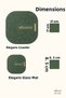 1 Piece Coaster and 4 Piece Cup Mat Set - Emerald Green - 6