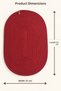 Tırmio Cat Play Mat, Knitted Scratching and Play Mat, 35 X 55 cm Cat Toy with String and Ball, Wicker-Jute Oval Paw Mat, Suitable for Indoor Use, Cats Play and Scratch on It, Decorative Cat Accessory - 2