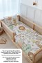 Montessori Duvet Cover and Fitted Sheet Set - Iconic Series - Cute Zoo - 4