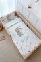 Montessori Duvet Cover and Fitted Sheet Set - for Baby Series - Salopetli Rabbit