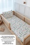 Montessori Duvet Cover and Fitted Sheet Set - Iconic Series - Cotton Candy Clouds - 4
