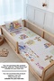 Montessori Duvet Cover and Fitted Sheet Set - Cartoon Series - Cute Bear Patchwork - 4