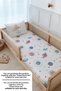 Montessori Duvet Cover and Fitted Sheet Set - Iconic Series - Cute Pink World - 4
