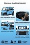 Toyota Prado Licensed Off-Road Car with 586 Pieces Blocks 1:20 Scale 2.4Ghz Remote Control - Bluetooth Controlled Via Mobile App Bpa-Free Quality Abs Plastic Technical Building Blocks Toy Set - 4