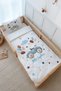 Single Duvet Cover and Fitted Sheet Set - for Baby Series - Balloon Car