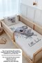 Single Duvet Cover and Fitted Sheet Set - Pure Baby Series - Baby and Mom Koala - 4