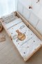 Single Duvet Cover and Fitted Sheet Set - Pure Baby Series - Bear Holding a Star