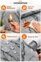 (60Cmx5Meter) Marble Patterned Self-Adhesive Foil - Kitchen, Bathroom, Countertop Wallpaper Gray - 4