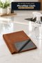 Microfiber Cleaning Cloth 40X40 cm Brown Double Sided Glass Car Kitchen Wiping Cloth