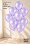 10 Pcs Lilac Metallic Balloons 12 Inch 30 cm Latex Birthday Wedding Party Decoration