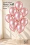 10 Pcs Rose Gold Metallic Balloons 12 Inch 30 cm Latex Birthday Wedding Party Decoration