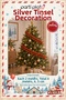 Copper Glitter Ornament 2 Pieces Each 2 Meters Total 4 Meters 6.5 cm Christmas Tree Decoration - 4