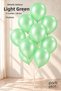 10 Pcs Light Green Metallic Balloon 11 Inch 28cm Latex Birthday Wedding Party Decoration