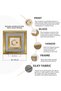 Bismillah and Word of Tevhid Fabric Framed Painting - 2