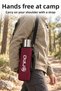 Nt01 2-Layer Vacuum Technology 24H Hot 48H Cold 72H Ice Protection Steel Thermos with Burgundy Case - 2
