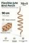 90 cm Flexible Bird Perch – Shape According to the Cage