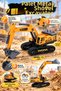 Crawler metal bucket excavator