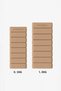 Join Meli 2 X 1 kg Hand Foot Ankle Weight Mocha - 2