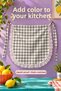 Lace Gingham Duck Fabric Kitchen and Serving Apron – Liquid-Proof, Stain-Resistant, Colorful, Suitable for Daily Use, for Dowry and Gifts - 5
