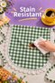 Lace Gingham Duck Fabric Kitchen and Serving Apron – Liquid-Proof, Stain-Resistant, Colorful, Suitable for Daily Use, for Dowry and Gifts - 3