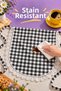 Lace Gingham Duck Fabric Kitchen and Serving Apron – Liquid-Proof, Stain-Resistant, Colorful, Suitable for Daily Use, for Dowry and Gifts - 3