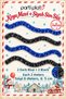 Dark Blue and Black Glitter Ornament 4 Pieces 2 Meters Total 8 m 6.5 cm Christmas Tree Decoration - 2