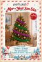 Purple and Green Glitter Ornament 4 Pieces 2 Meters Total 8 m 6.5 cm Christmas Tree Decoration