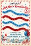 Light Blue and Red Glitter Ornament 4 Pieces 2 Meters Total 8 m 6.5 cm Christmas Tree Decoration - 2