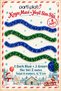 Dark Blue and Green Glitter Ornament 4 Pieces 2 Meters Total 8 m 6.5 cm Christmas Tree Decoration - 2