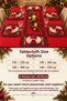 20-Piece Christmas Special Gift Tablecloth Set – Stain-Resistant, Liquid-Proof Fabric, Size Options Available, Ruffled Runner and Set of Placemats, Napkins, and Napkin Rings for 6 People - 5