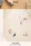 Cute Cat Sticker Set 100 Pieces - Funny Cats Watercolor Journal Agenda Notebook Laptop Stickers - 4