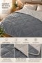 Single Double-Sided Luxury Welsoft Quilt 155X215 4 Seasons - 3