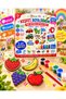 Wooden Painting Set Fruits 10 Pieces Mdf Figures Acrylic Paint Brush and Tape Ages 3+ - 5