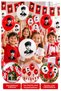 Ata Flag and Banner Balloon 30 Pieces Ata Balloon Decoration October 29 April 23 Red White Balloon Flag Balloon Feast - 6