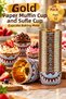 Luxury Gold Inner Coated Paper Muffin and Cupcake Capsule Baking Mold 20-Pack