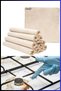 3 Pieces of Natural Pumpkin Fiber Non-Scratch Dishcloth Magic Kitchen and Cleaning Cloth Set - 3