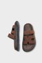 Alicia Flat Heeled Velcro Comfort Women's Shoes Slipper - 4