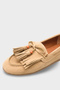 Veronique Tasseled Soft Women's Loafers Shoes with Wooden Accessories - 2